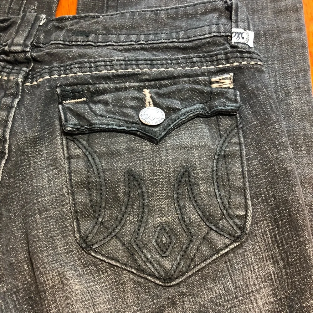 MEK DNM distressed St. Petersburg slim boot jeans - Picture 9 of 16